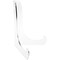Plymor Clear Acrylic 60-Degree Angle Easel With Shallow Support Ledges, 9" H x 7" W x 5.75" D